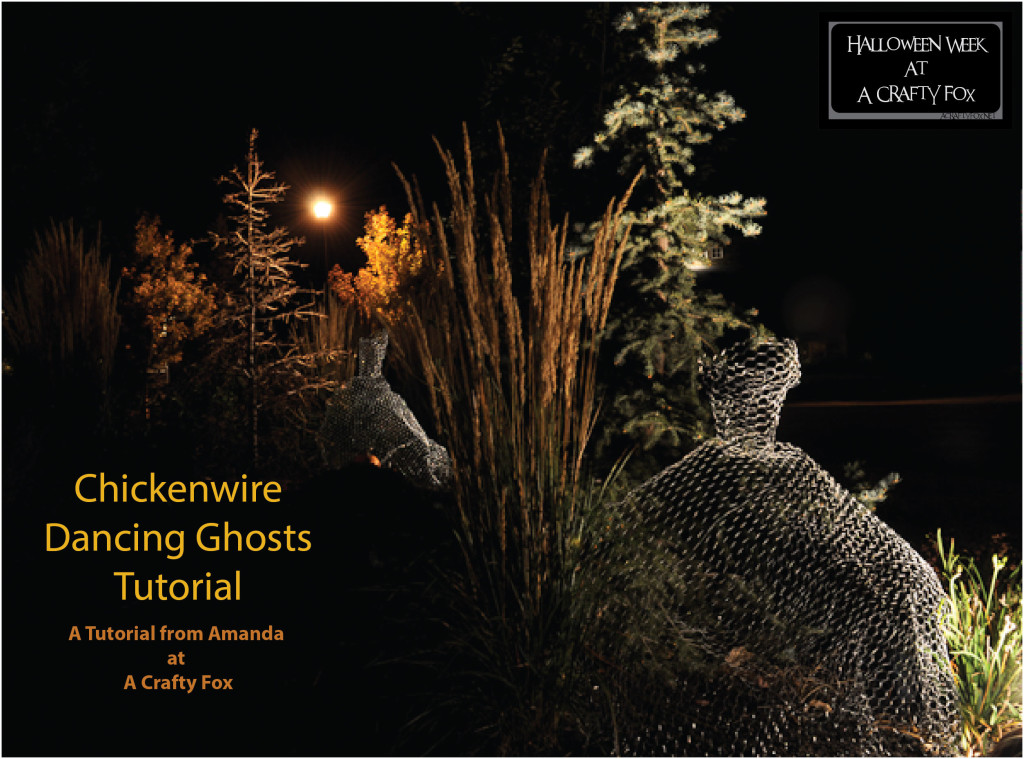 Chickenwire Dancing Ghosts Tutorial from Amanda at ACraftyFox-01