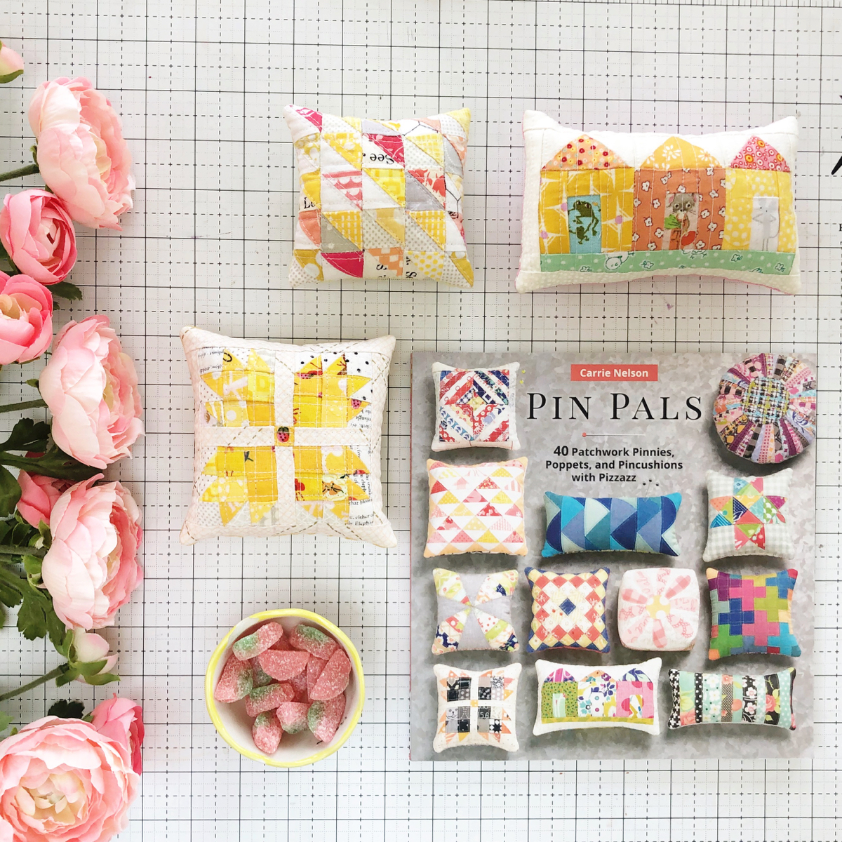 Patchwork Pincushions from Pin Pals by Carrie Nelson